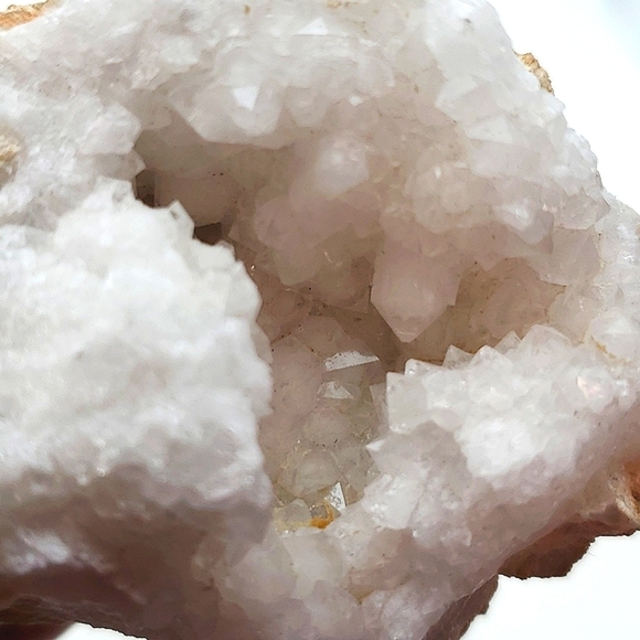Clear Quartz Geode Druzy  Raw Crystal Cluster Perfect Shelf Desk Top Smaller Siz - Picture 5 of 8